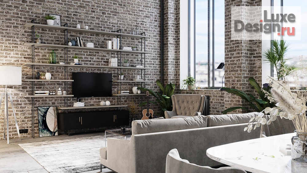 Дизайн интерьера частного дома "Дизайн в стиле лофт" (фото 3)