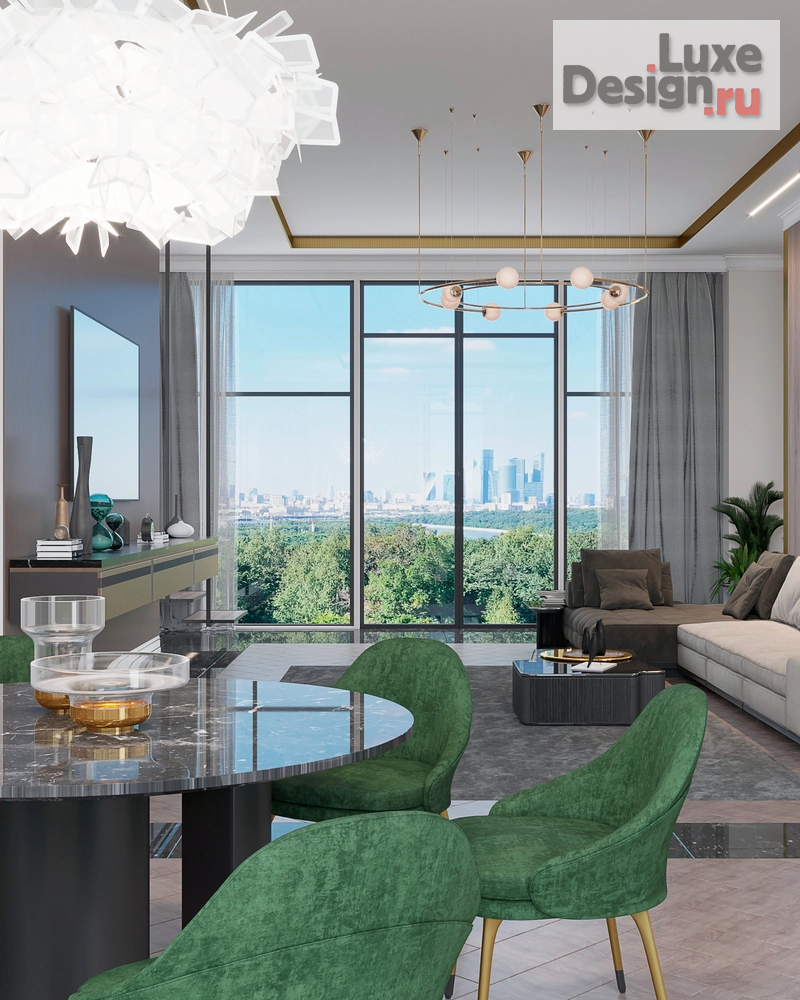 Дизайн интерьера трехкомнатной квартиры "Дизайн интерьера квартиры" (фото 8)