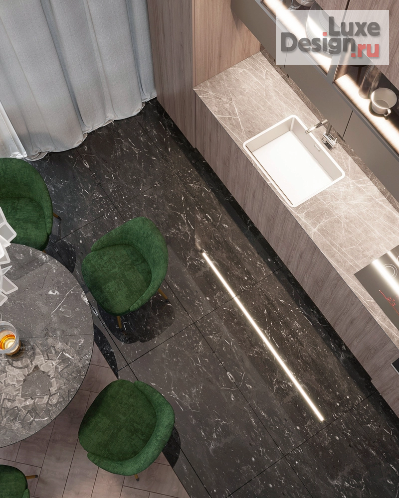 Дизайн интерьера трехкомнатной квартиры "Дизайн интерьера квартиры" (фото 11)