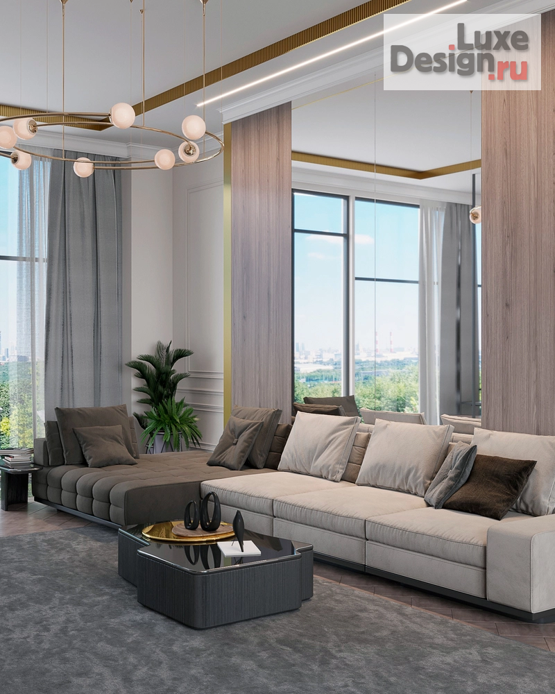 Дизайн интерьера трехкомнатной квартиры "Дизайн интерьера квартиры" (фото 14)