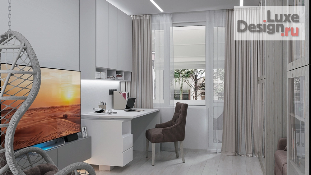 Дизайн интерьера двухкомнатной квартиры "Дизайн проект интерьера Одинцово" (фото 13)