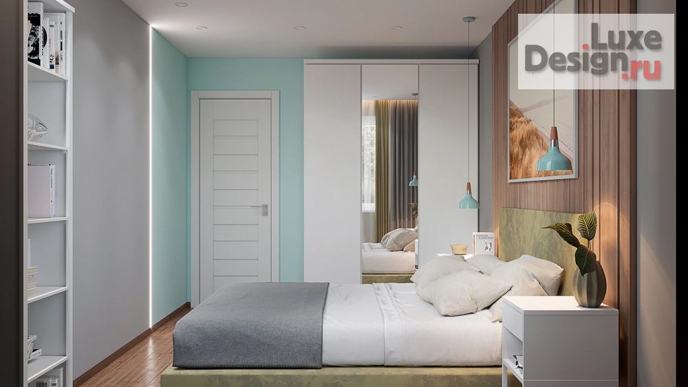 Дизайн интерьера трехкомнатной квартиры "Дизайн проект Люберцы" (фото 18)