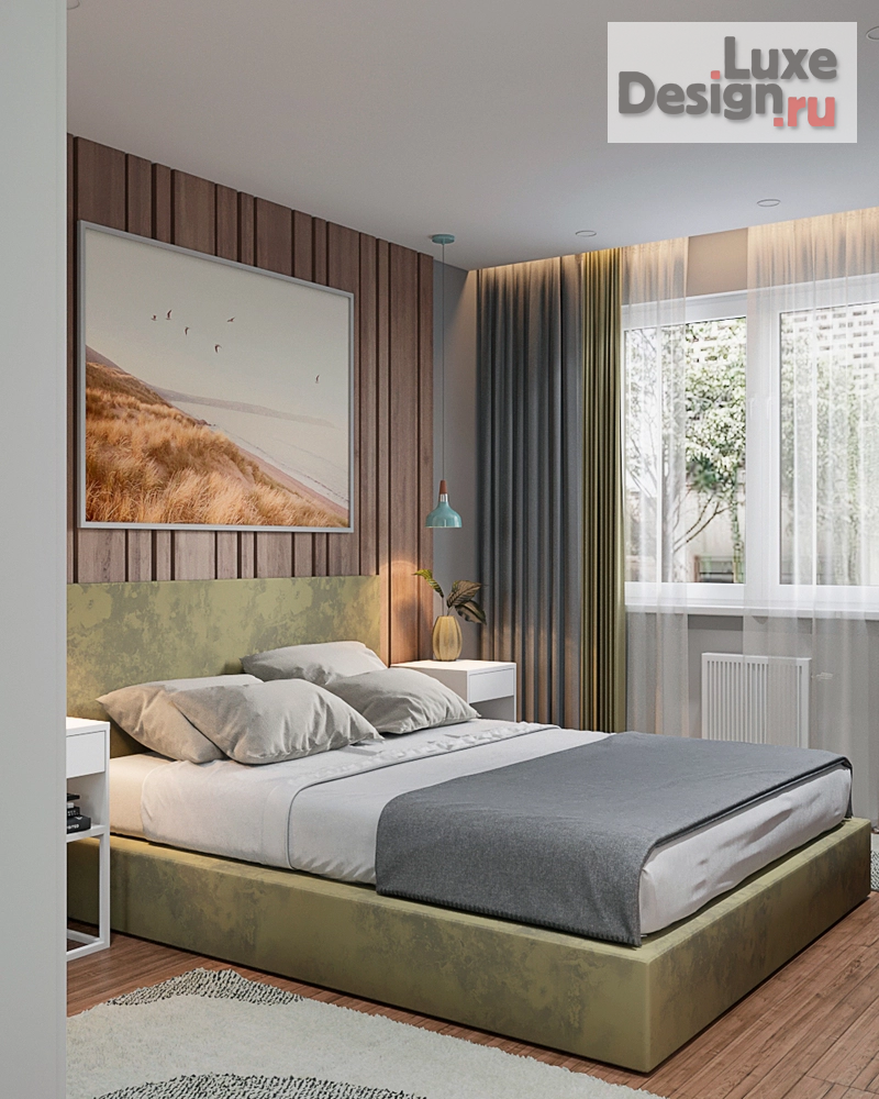 Дизайн интерьера трехкомнатной квартиры "Дизайн проект Люберцы" (фото 20)