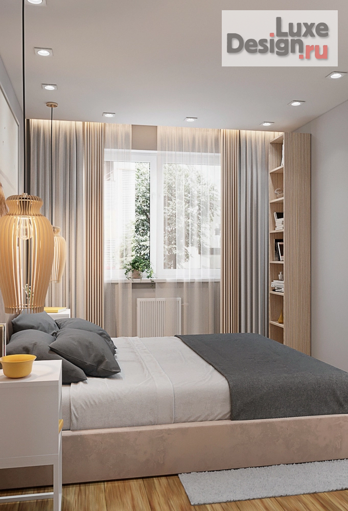 Дизайн интерьера трехкомнатной квартиры "Дизайн проект Люберцы" (фото 21)