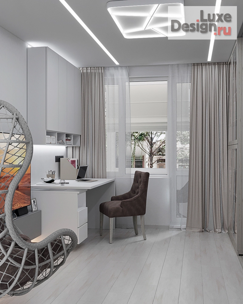 Дизайн интерьера двухкомнатной квартиры "Дизайн проект интерьера Одинцово" (фото 19)