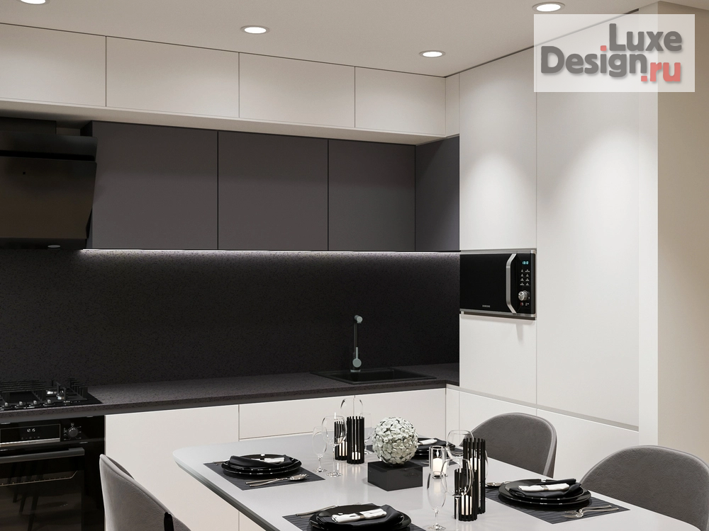 Дизайн интерьера двухкомнатной квартиры "Квартира на Ферганской" (фото 5)