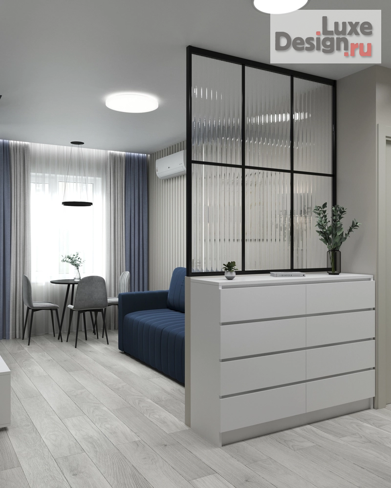 Дизайн интерьера двухкомнатной квартиры "Квартира в Тушино" (фото 2)