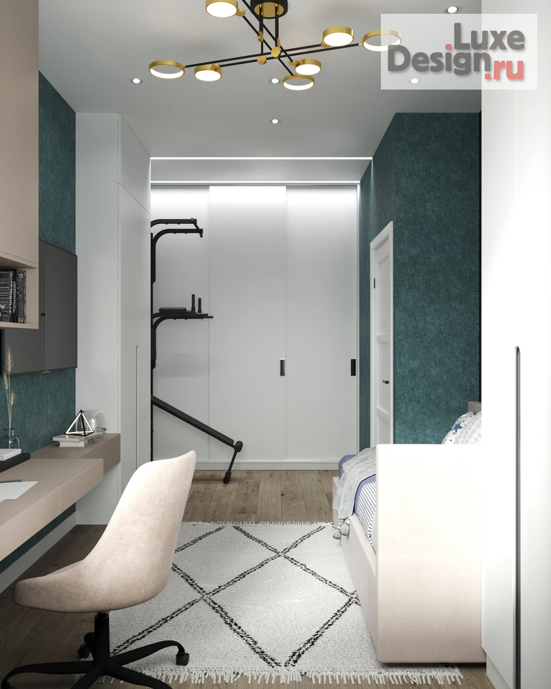 Дизайн интерьера трехкомнатной квартиры "Квартира в ЖК Фреш" (фото 8)
