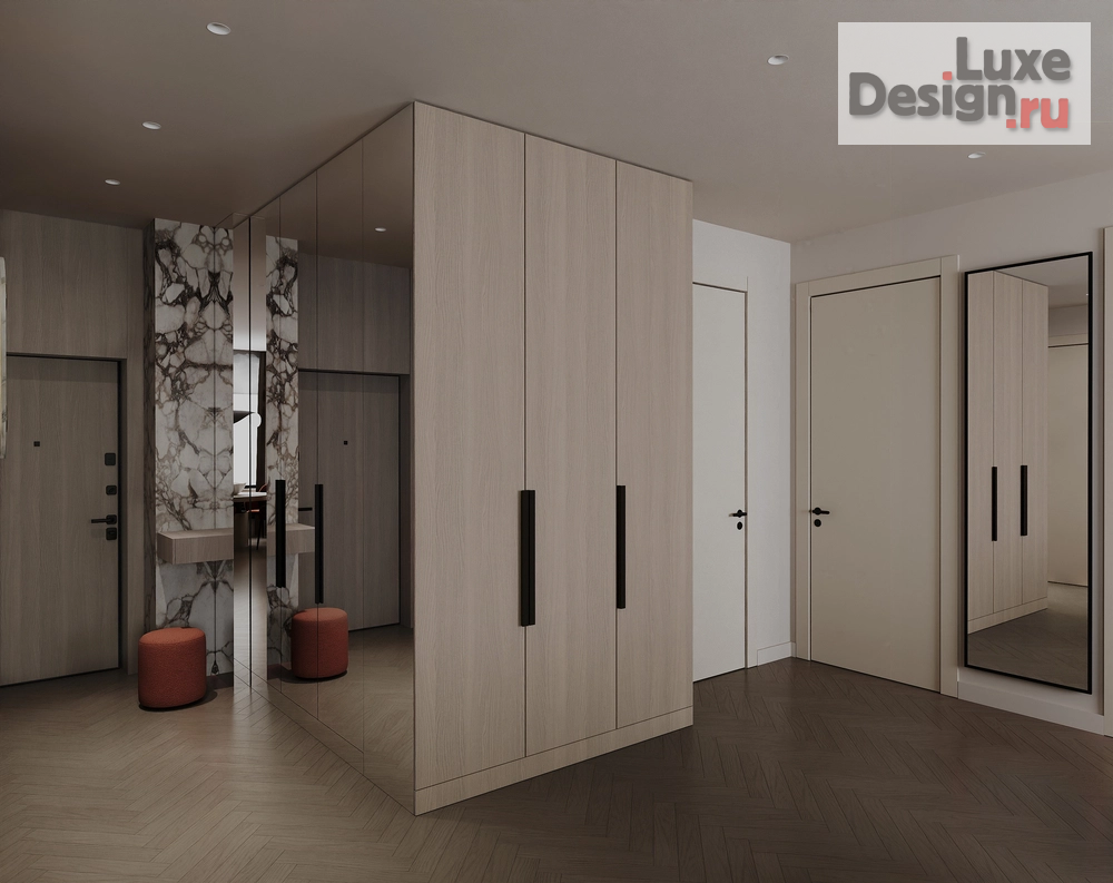 Дизайн интерьера трехкомнатной квартиры "ЖК Небо " (фото 6)