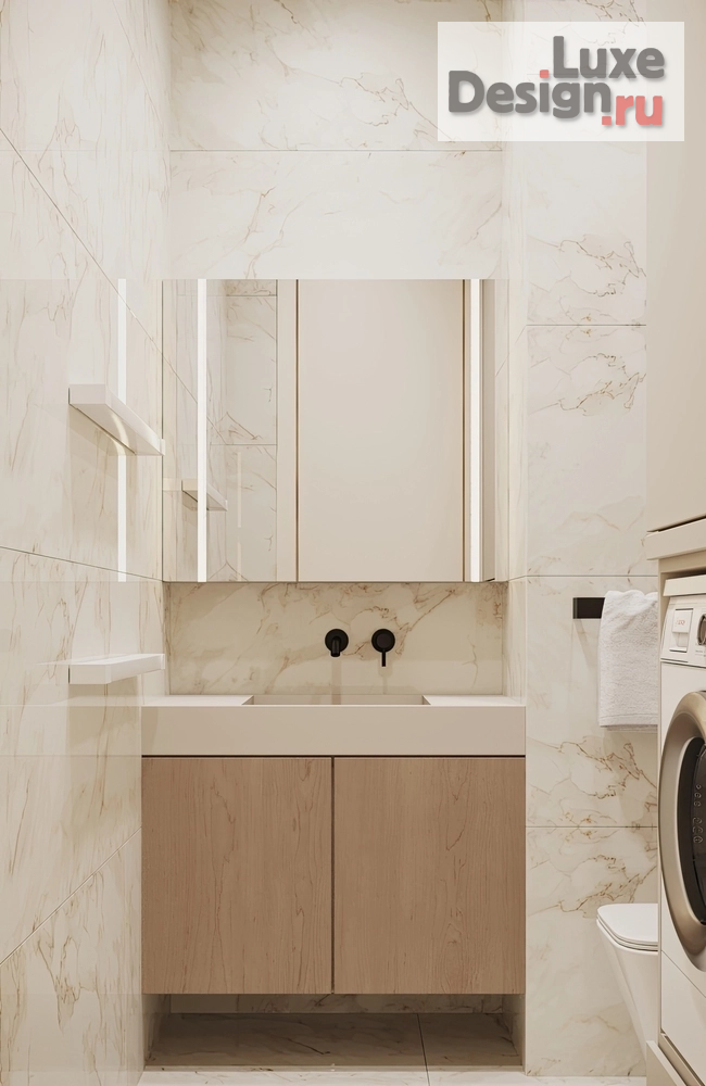 Дизайн интерьера трехкомнатной квартиры "ЖК Небо " (фото 17)