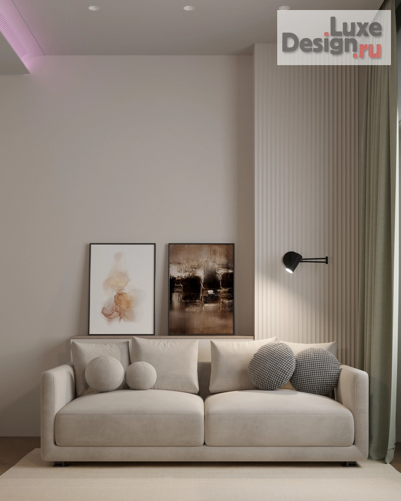 Дизайн интерьера трехкомнатной квартиры "ЖК Небо " (фото 12)