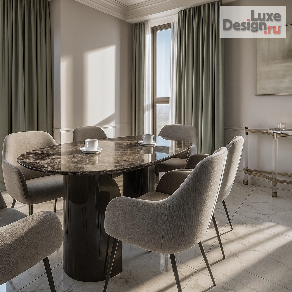 Дизайн интерьера трехкомнатной квартиры "Трехкомнатная квартира в ЖК Sky House" (фото 3)