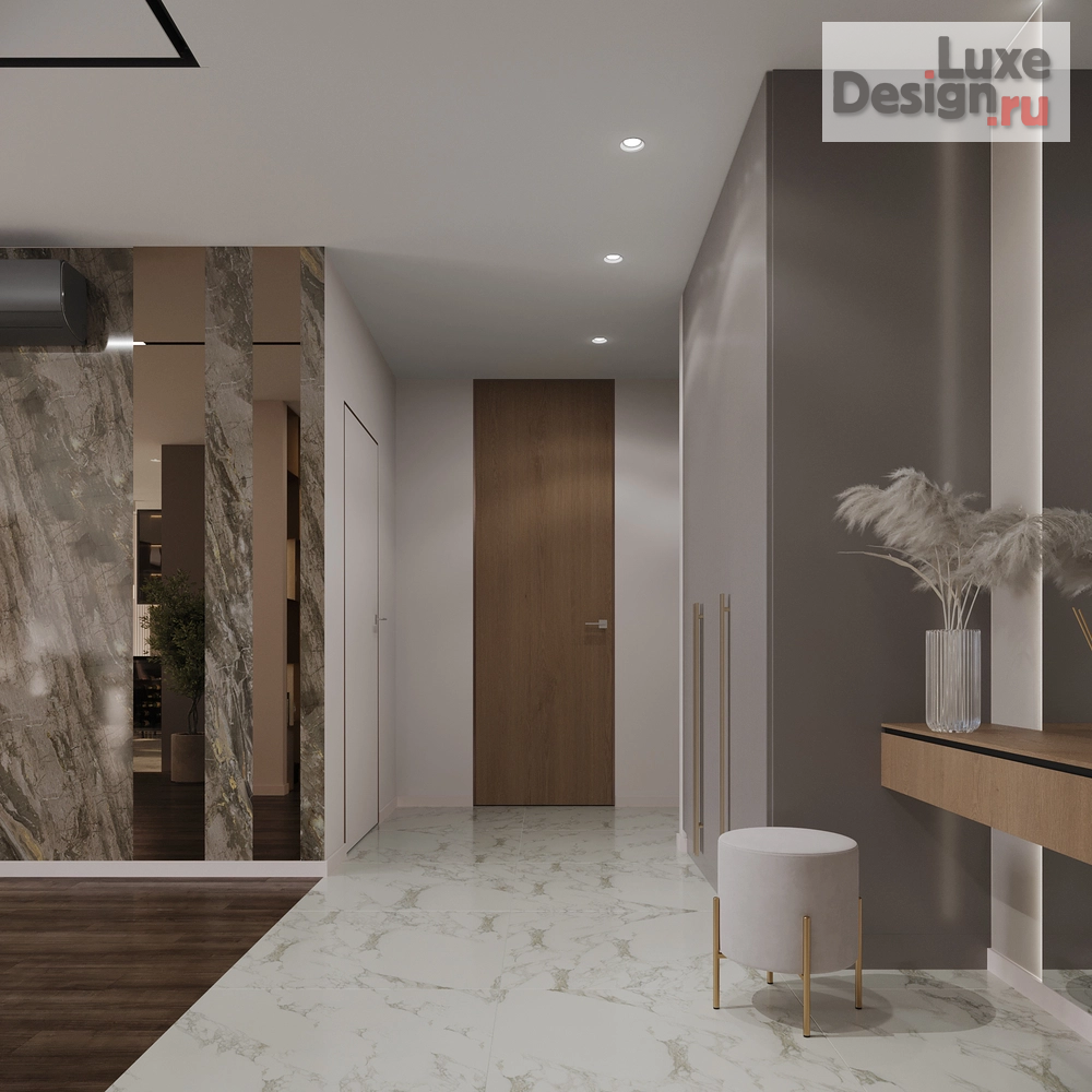 Дизайн интерьера квартиры "Дизайн квартиры в Жк "Фили Сити" 110 м2" (фото 6)