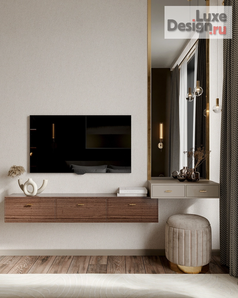 Дизайн интерьера двухкомнатной квартиры "ЖК Небо" (фото 4)