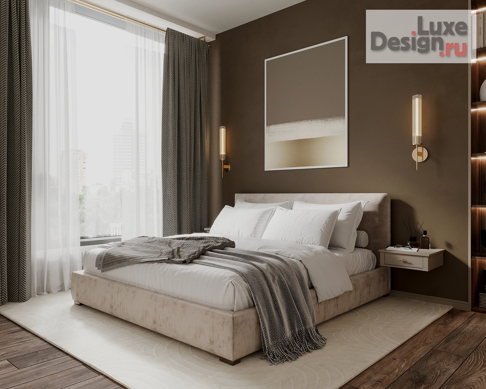 Дизайн интерьера двухкомнатной квартиры "ЖК Небо" (фото 1)