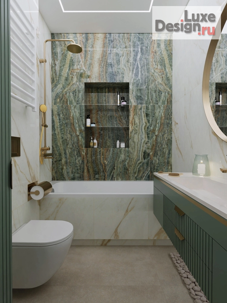 Дизайн интерьера трехкомнатной квартиры "ЖК Гранд Империал, квартира для семьи из 3-х человек" (фото 22)