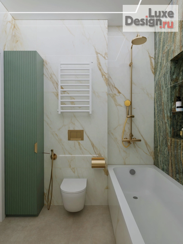 Дизайн интерьера трехкомнатной квартиры "ЖК Гранд Империал, квартира для семьи из 3-х человек" (фото 23)