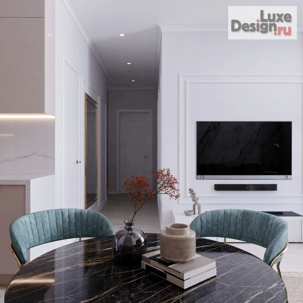 Дизайн интерьера трехкомнатной квартиры "ЖК Гранд Империал, квартира для семьи из 3-х человек" (фото 9)