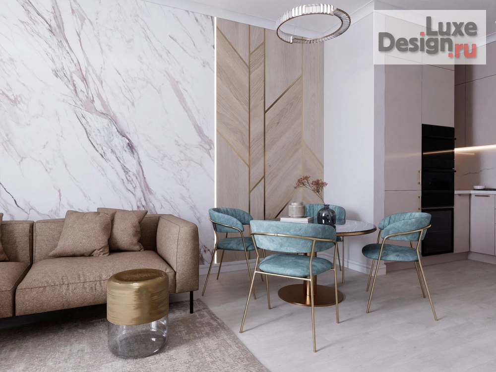 Дизайн интерьера трехкомнатной квартиры "ЖК Гранд Империал, квартира для семьи из 3-х человек" (фото 6)