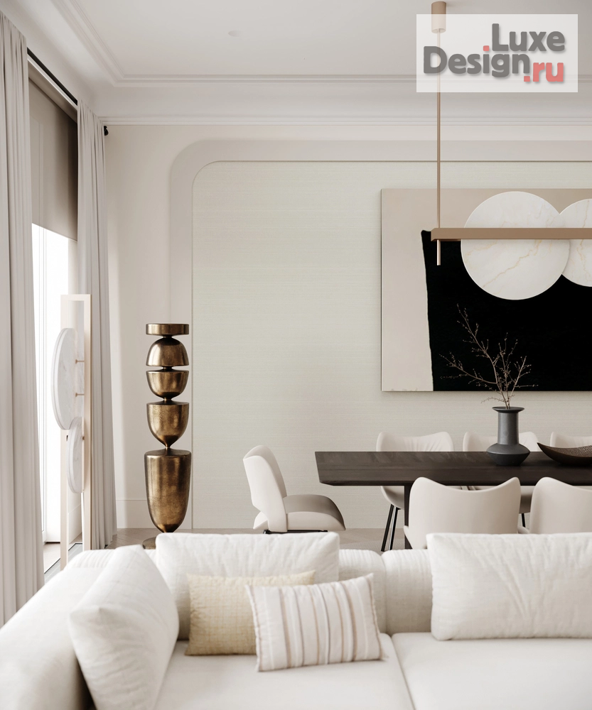 Дизайн интерьера трехкомнатной квартиры "Элегантная квартира на Патриарших" (фото 15)