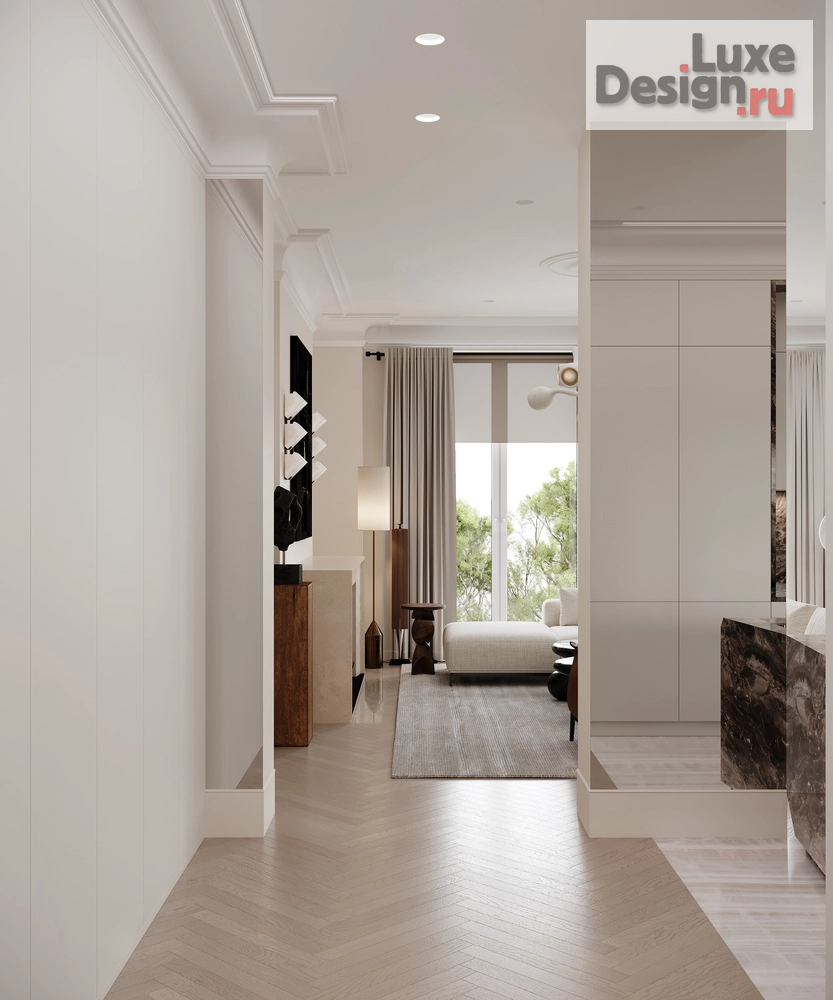 Дизайн интерьера трехкомнатной квартиры "Элегантная квартира на Патриарших" (фото 27)