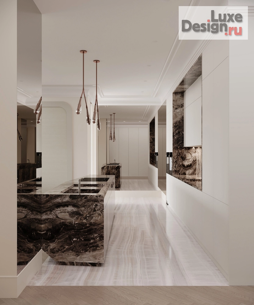 Дизайн интерьера трехкомнатной квартиры "Элегантная квартира на Патриарших" (фото 20)