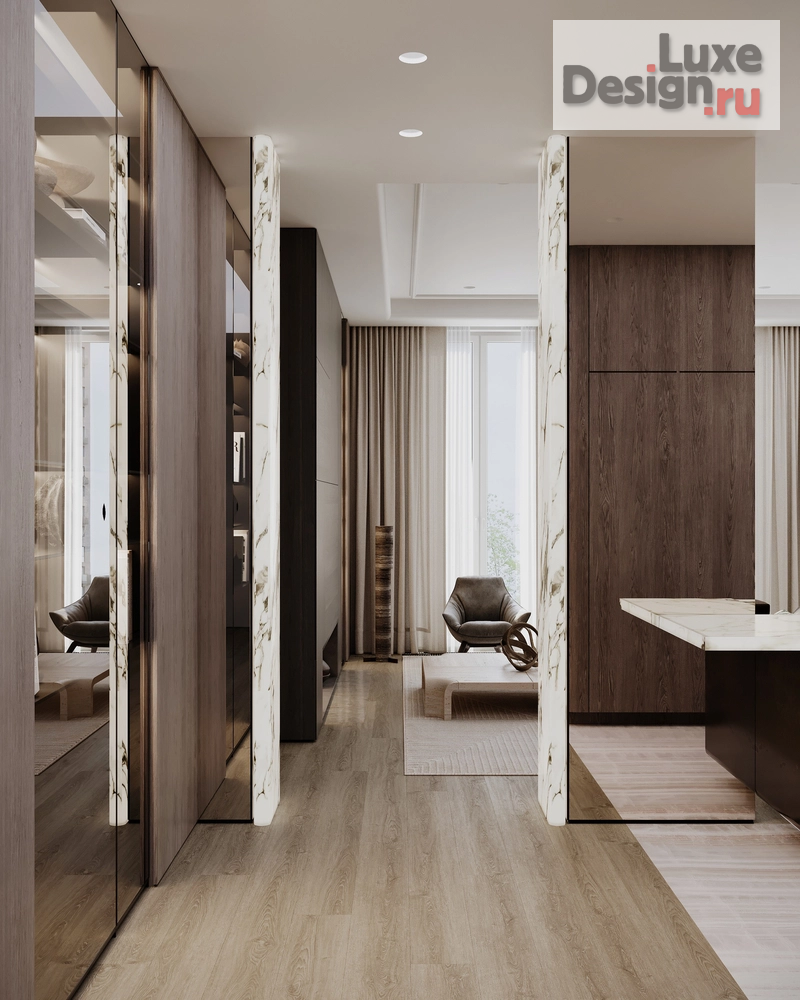 Дизайн интерьера четырехкомнатной квартиры "Роскошная резиденция в Москве" (фото 13)