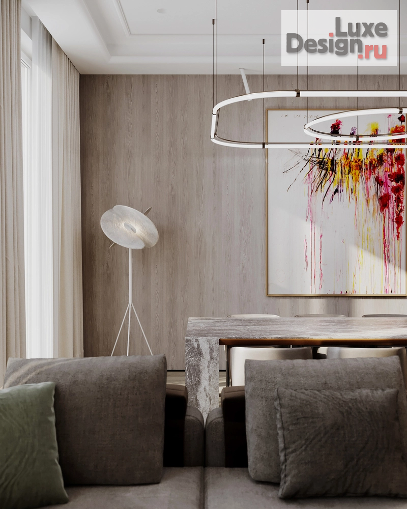 Дизайн интерьера четырехкомнатной квартиры "Роскошная резиденция в Москве" (фото 15)