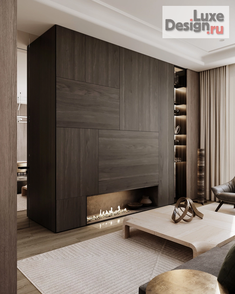 Дизайн интерьера четырехкомнатной квартиры "Роскошная резиденция в Москве" (фото 3)