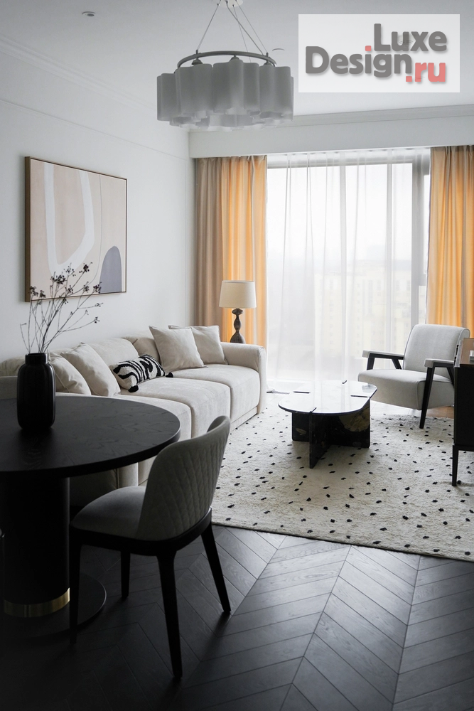 Дизайн интерьера двухкомнатной квартиры "Две типовых квартиры в ЖК Поклонная 9" (фото 2)