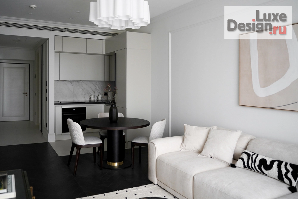 Дизайн интерьера двухкомнатной квартиры "Две типовых квартиры в ЖК Поклонная 9" (фото 6)