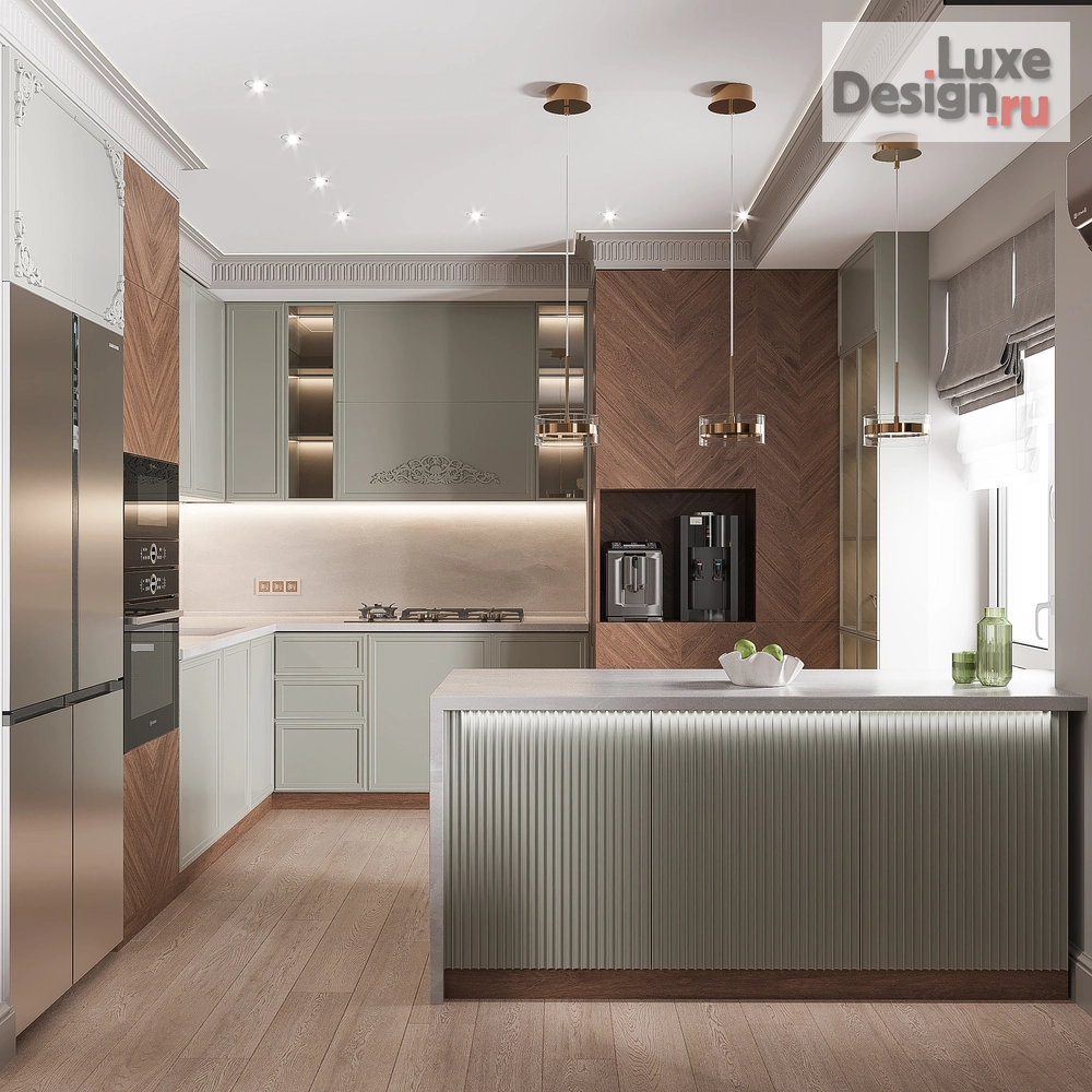 Дизайн интерьера трехкомнатной квартиры "Квартира, ул. Марата 21 (г. Курск)" (фото 6)