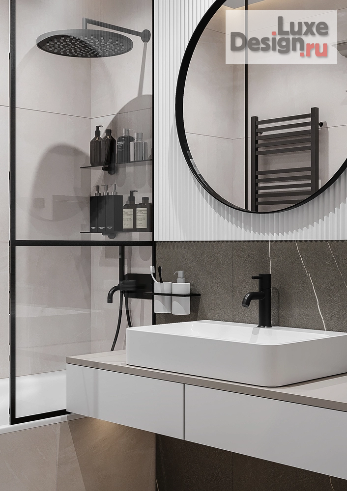 Дизайн интерьера трехкомнатной квартиры "Квартира, ул. Марата 21 (г. Курск)" (фото 29)