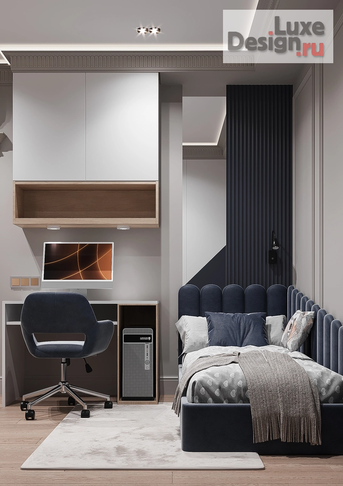 Дизайн интерьера трехкомнатной квартиры "Квартира, ул. Марата 21 (г. Курск)" (фото 19)