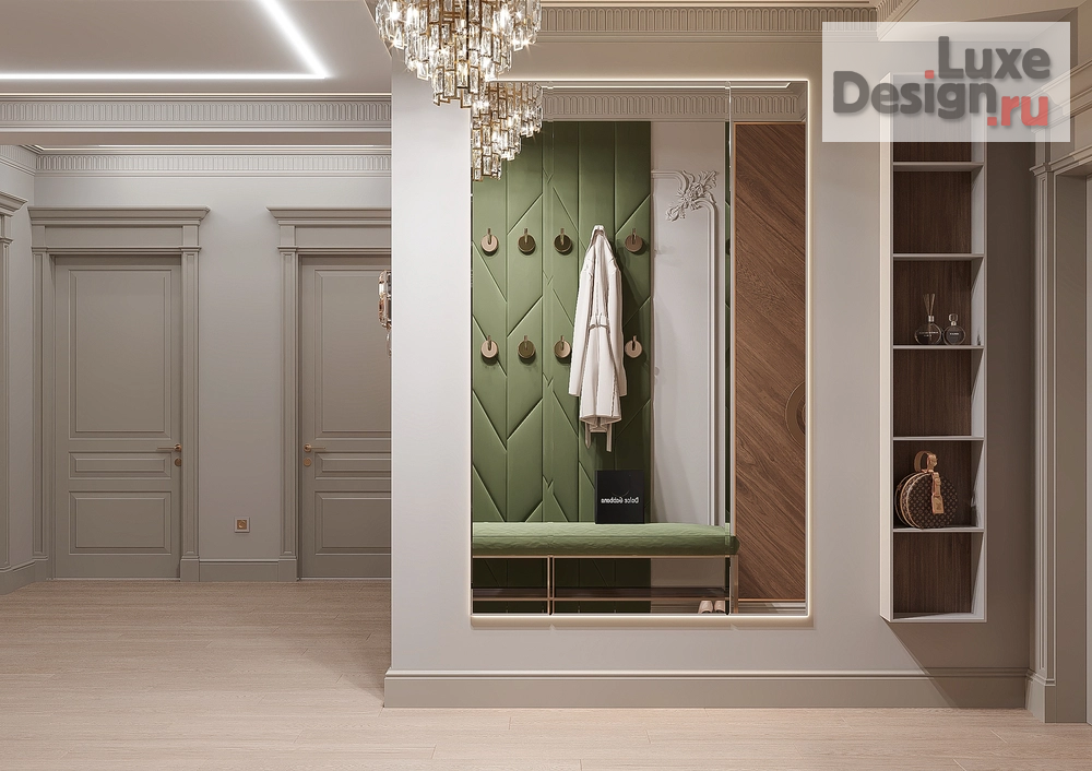 Дизайн интерьера трехкомнатной квартиры "Квартира, ул. Марата 21 (г. Курск)" (фото 2)