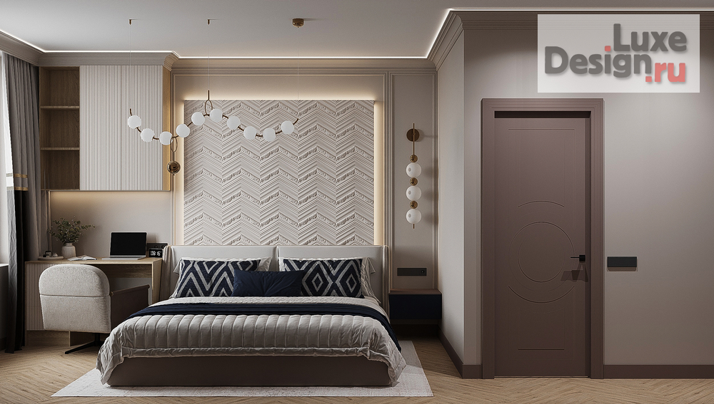 Дизайн интерьера трехкомнатной квартиры "ЖК "Варшавская Live"" (фото 12)