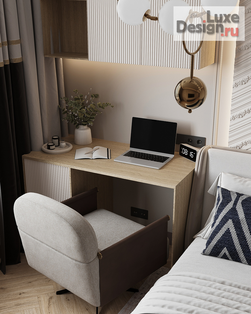 Дизайн интерьера трехкомнатной квартиры "ЖК "Варшавская Live"" (фото 15)