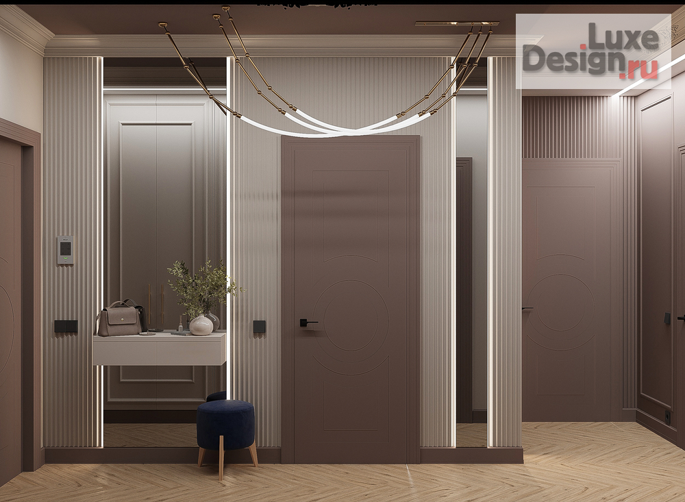 Дизайн интерьера трехкомнатной квартиры "ЖК "Варшавская Live"" (фото 1)