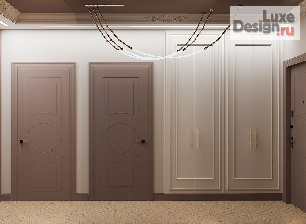 Дизайн интерьера трехкомнатной квартиры "ЖК "Варшавская Live"" (фото 3)