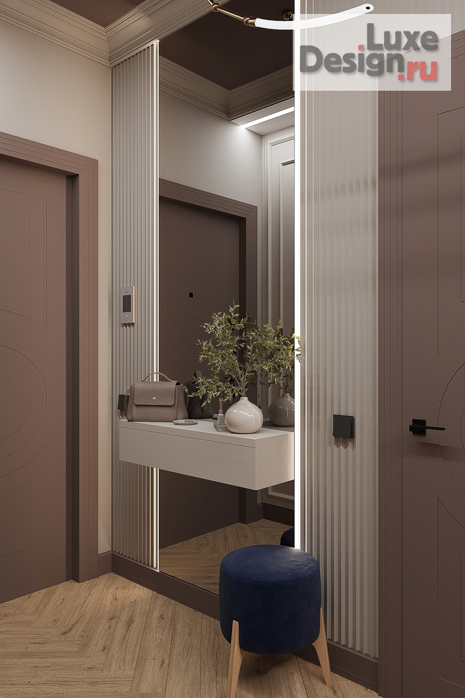 Дизайн интерьера трехкомнатной квартиры "ЖК "Варшавская Live"" (фото 4)