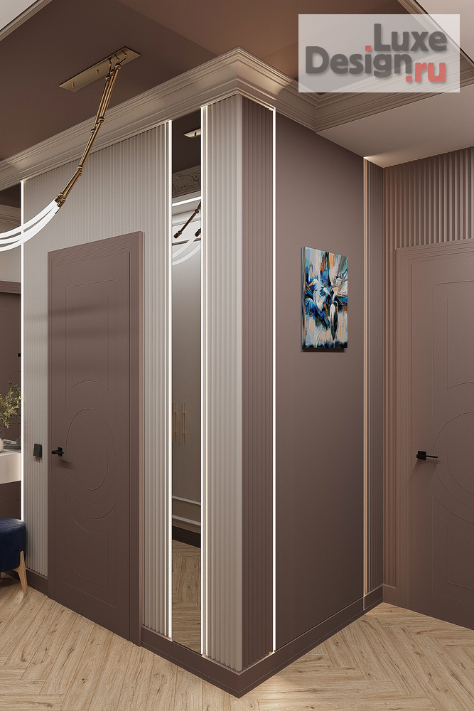 Дизайн интерьера трехкомнатной квартиры "ЖК "Варшавская Live"" (фото 5)