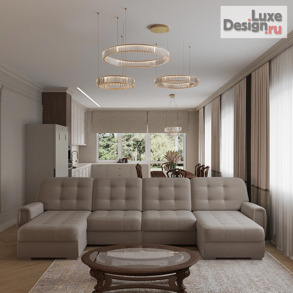 Дизайн интерьера загородного дома "Загородный дом " (фото 6)