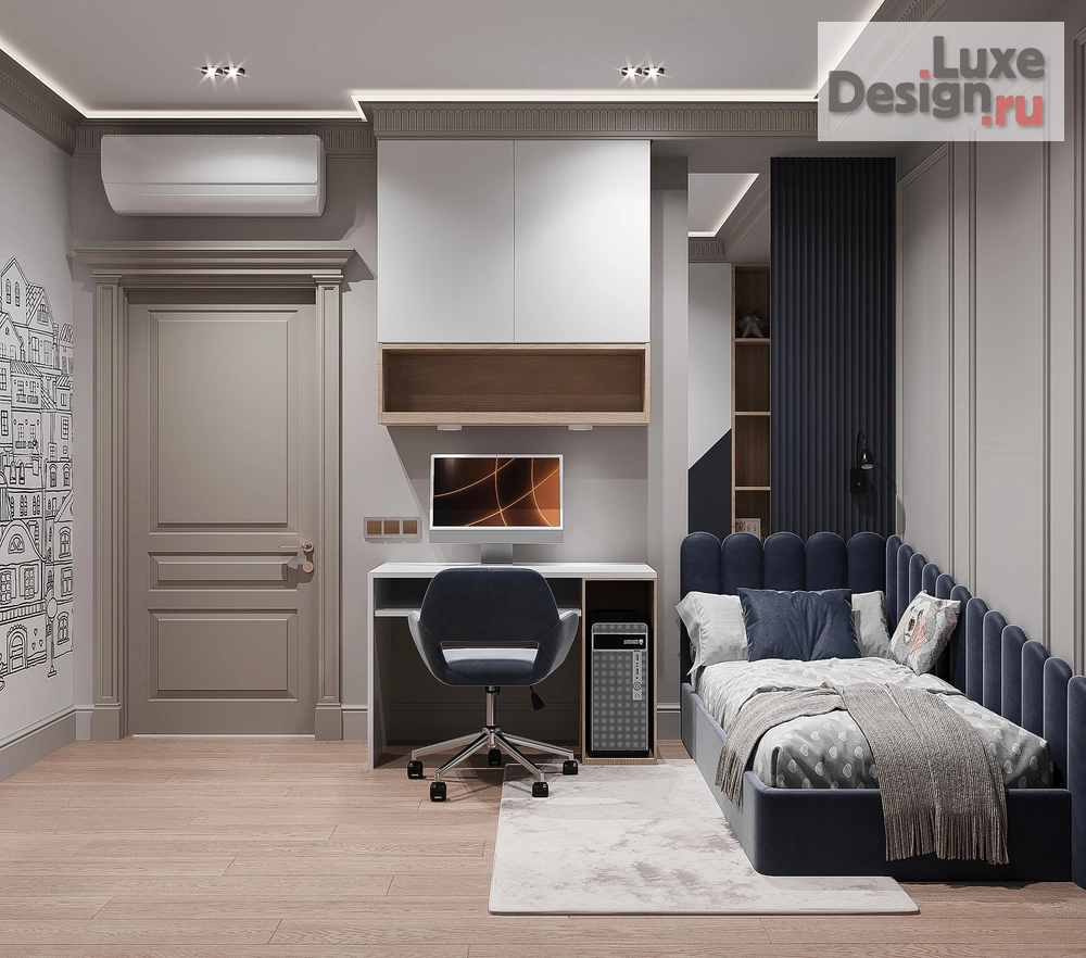 Дизайн интерьера трехкомнатной квартиры "Квартира, ул. Марата 21 (г. Курск)" (фото 17)