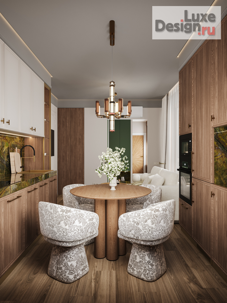 Дизайн интерьера двухкомнатной квартиры "ЖК Mypriority Дубровка" (фото 8)