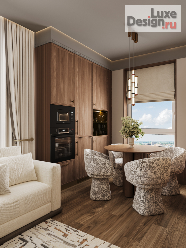 Дизайн интерьера двухкомнатной квартиры "ЖК Mypriority Дубровка" (фото 9)