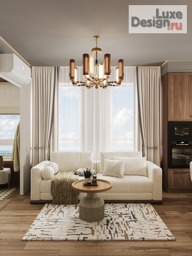 Дизайн интерьера двухкомнатной квартиры "ЖК Mypriority Дубровка" (фото 13)