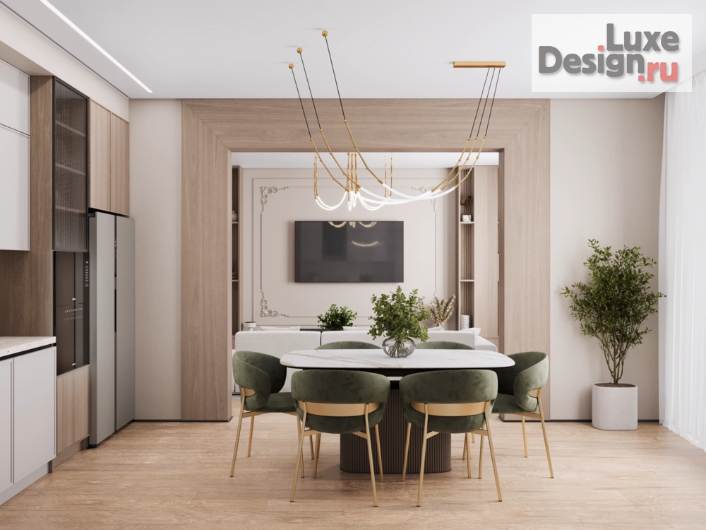 Дизайн интерьера трехкомнатной квартиры "ЖК "Сергиевский"" (фото 12)