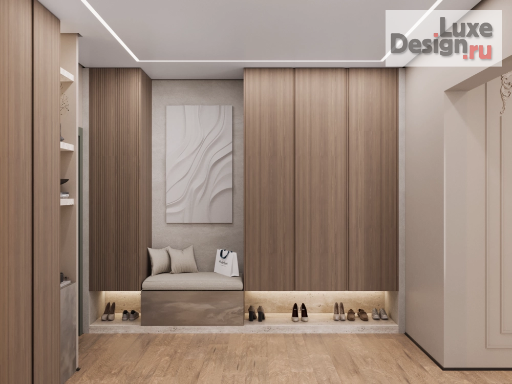 Дизайн интерьера трехкомнатной квартиры "ЖК "Сергиевский"" (фото 2)