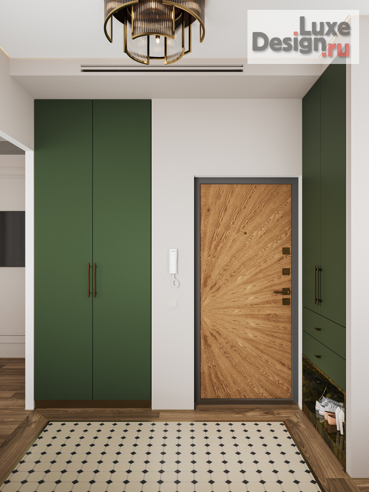 Дизайн интерьера двухкомнатной квартиры "ЖК Mypriority Дубровка" (фото 4)