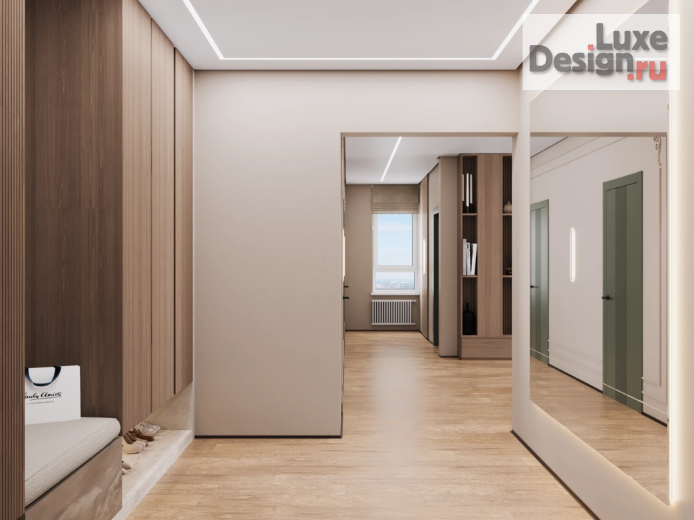 Дизайн интерьера трехкомнатной квартиры "ЖК "Сергиевский"" (фото 4)